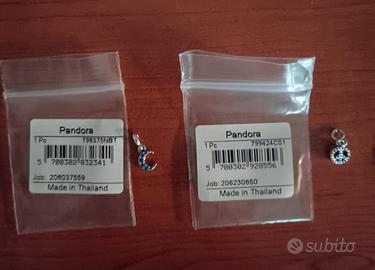 Lotto 2 Mini Charm Pendenti Pandora ME NUOVI