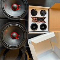 Kit audio 2 vie diabolico woofer 16 car audio