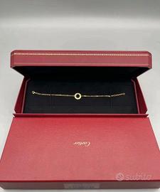 Bracciale Cartier placcato oro 18 carati con confe