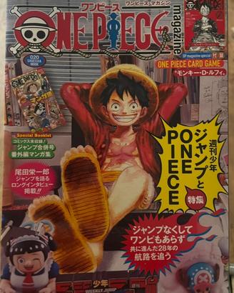One piece magazine vol. 20 + carta promo Luffy Red