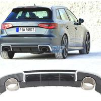 DIFFUSORE AUDI A3 8V 12-16 LOOK RS COLLETTORE DI S