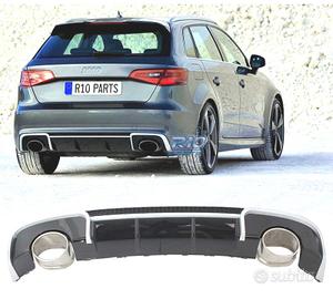 DIFFUSORE AUDI A3 8V 12-16 LOOK RS COLLETTORE DI S