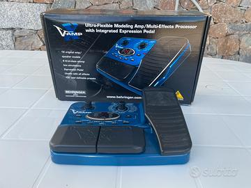 Pedaliera chitarra Behringer V-Amp 100 memorie