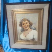 vintage quadro avuto regalato 