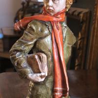 SCULTURA IN TERRACOTTA - REDAELLI - BUSTO RAGAZZO