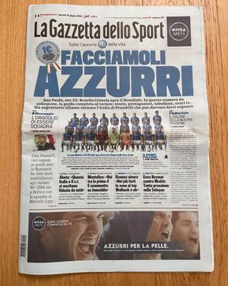 La Gazzetta dello Sport 12 Giugno 2014 FACCIAMOLI 