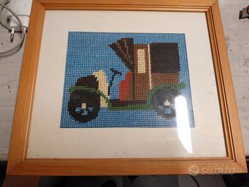 Quadretti  Macchinine Mezzo Punto