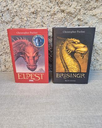 Coppia Libri Eldest Brisingr Paolini