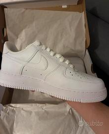 Nike Air Force 1 43 Bianche Nuove Unisex