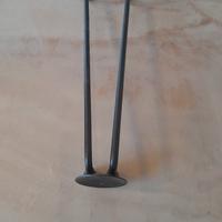 Appendi asciugamano doppio in ferro battuto