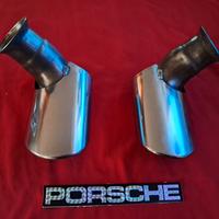 PORSCHE # FINALI SCARICO 966 OTTIMI/CARTELLO PORSC