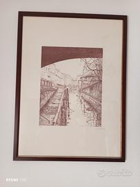 Acquaforte - I Navigli Ponte -Ninchi 1982 4/30
