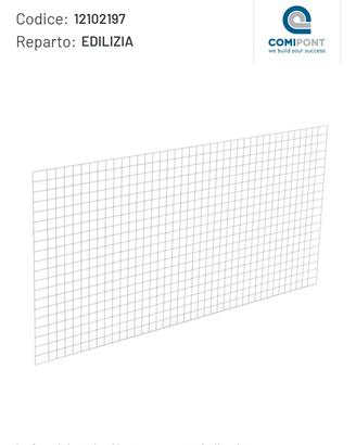 Rete zincata per massetti 1x2