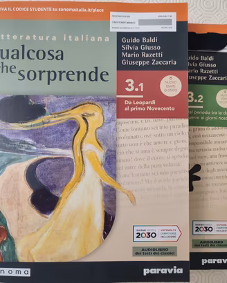 Qualcosa che sorprende, volumi 3.1 e 3.2 Paravia