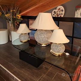 TRITTICO DI LAMPADE IN MURANO