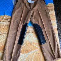 Pantaloni uomo combipel velluto ecopelle 52