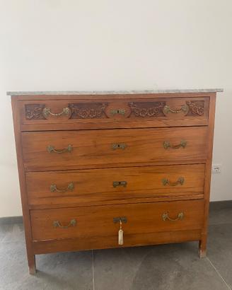 Comò a 4 cassetti capienti