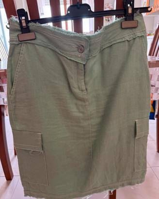 Gonna cargo GUESS by Marciano in 100% lino