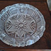 posacenere da tavolo in cristallo vintage