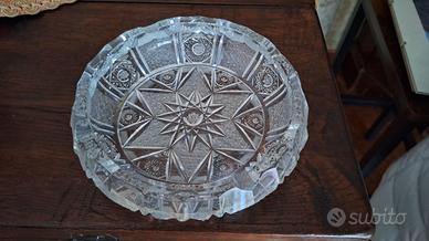 posacenere da tavolo in cristallo vintage