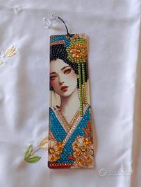 Segnalibro Geisha giapponese diamond painting 