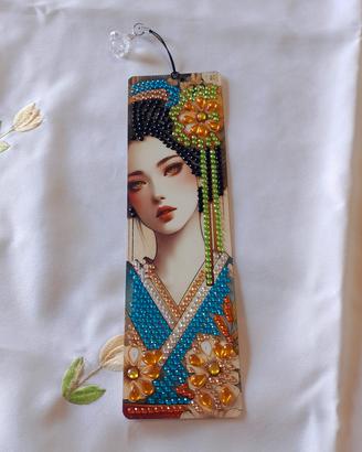 Segnalibro Geisha giapponese diamond painting 