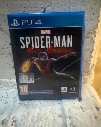 gioco di spiderman Miles morales PS4 