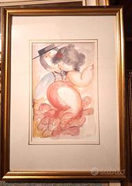 due quadretti di Nicola Vietti (figure di donna)