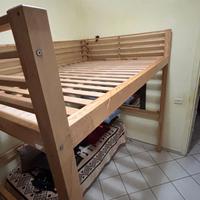 Letto a soppalco 1 piazza e mezza