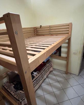 Letto a soppalco 1 piazza e mezza