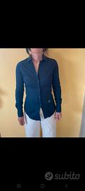 camicia blu