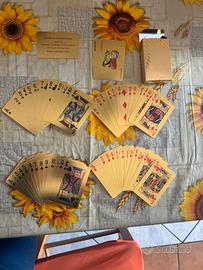 Carte francesi ! Colore oro !