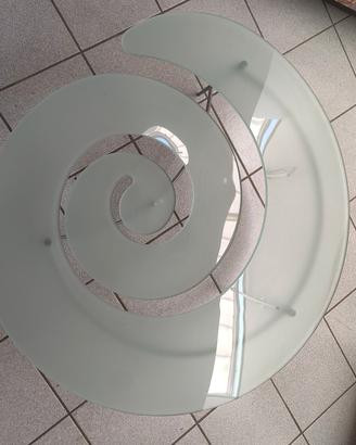 TAVOLINO DESIGN IN VETRO MODERNO
