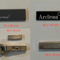 placchette copertura cerniere o cassetti Arclinea