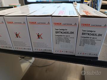 Toner TN248XL Set di 2 neri 1 ciano 1 giallo 1 mag