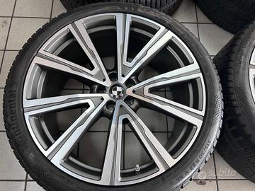 Cerchi in lega 22 per bmw X5 X6 con termiche