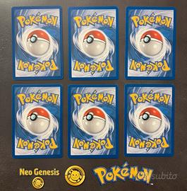 🃏 Set di Carte ENG🇬🇧Pokémon Neo Genesis 🌟