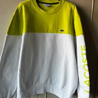 Felpa Lacoste Bianca/Gialla