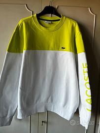Felpa Lacoste Bianca/Gialla