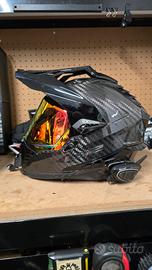 Casco LS2 Carboon Explorer L + Midland btnext Pro