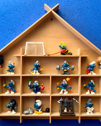 Lotto Puffi Vintage anni ‘80 original Peyo + bache