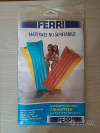 Materassino gonfiabile colore azzurro - NUOVO.