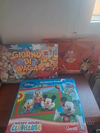 Lotto Giochi da Tavolo Vintage e Disney,yu-gi-oh