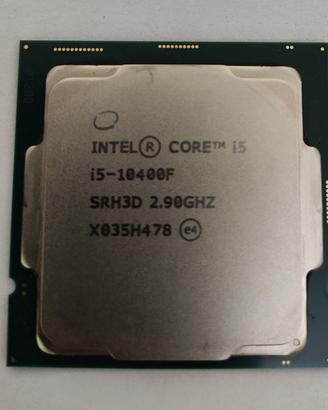 Processore Intel I5 10400F  ,6 core fino a 4,3 GHz