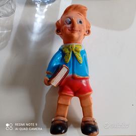 Pinocchio pupazzo  in gomma Cicogna no Ledra