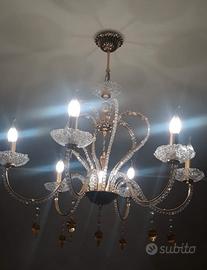 Lampadario e applique in Cristallo e Swarovski