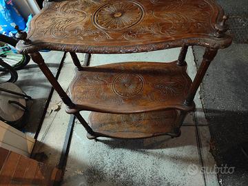 set etager e 2 tavolini