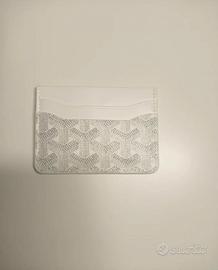 portacarte goyard bianco