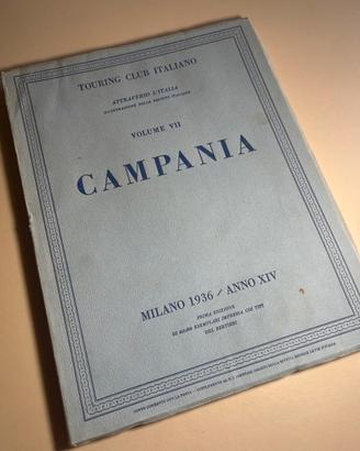 Guida touring club italiano Campania 1936 vintage