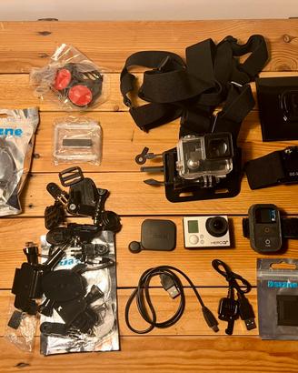 GoPro hero 3 +,  accessori